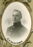 Polisman K.O. Johansson i Örebro Poliskår, 1921