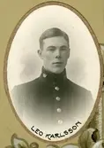 Polisman Leo Karlsson i Örebro Poliskår, 1921