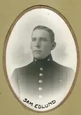 Polisman Sam. Edlund i Örebro Poliskår, 1921