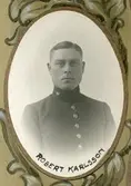 Polisman Robert Karlsson i Örebro Poliskår, 1921