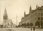 Nikolaikyrkan och Rådhuset vid Stortorget, 1897-1907
