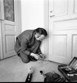 Teknisk undersökning pågår, ca 1970