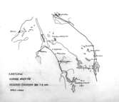 Karta över föreningen Hederas utflykt, 1911-06-07