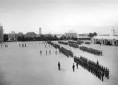 Uppställning på kaserngården, 1920-tal