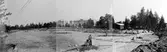 Byggnation av idrottsplatsen I 3 vallen, 1940-tal