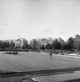 Invigning av idrottsplatsen I 3 vallen, 1944