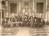 Elever i läroverkets aula, 1895 ca