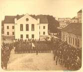 Exercisuppvisning på Karolinska skolan, 1869-06-13