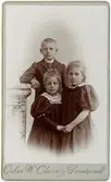 Kabinettsfotografi - syskonen Höijer, Sundsvall