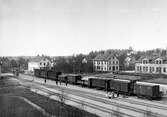 Bangården i Fjugesta, ca 1914