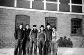 Arbetare vid Hidingsta tegelbruk, 1950-tal