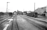 Örebro södra station och skofabriken Oscaria, 1923