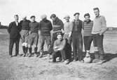 Fotbollsträning för Almby IK, 1930-tal