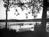Brygga i sjön Tisaren, 1920-tal