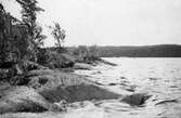 Klipphäll i sjön Tisaren, 1920-tal