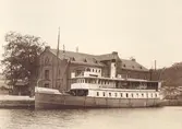 Ångfartyget Gustaf Lagerbjelke vid Örebro hamn, 1900-1910