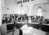 Pensionerade folkskolelärarnas riksförbunds möte i Rådhuset, 1950-tal