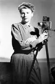 Dam med kamera, 1947