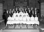 Konfirmationsgrupp, april 1958