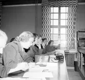 Lottakåren på instruktionskurs, april 1958