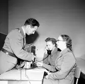 Lottakåren på instruktionskurs, april 1958