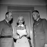 Lottakåren på instruktionskurs, april 1958