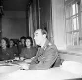 Lottakåren på instruktionskurs, april 1958