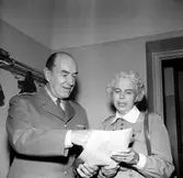 Lottakåren på instruktionskurs, april 1958