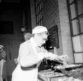 Lottakåren på instruktionskurs, april 1958