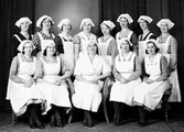 Elever på Margareta Hushållsskola, 1934