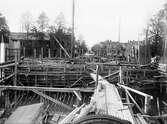 Byggnation av Vasabron, 1925