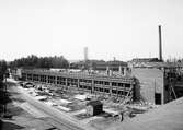 Byggnation vid Centralverkstäderna, 1945 ca