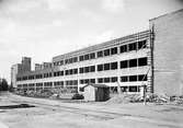 Byggarbetsplats vid Centralverkstäderna, 1946