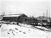 Byggarbetsplats i Kvarntorp, 1947