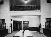 Interiör från skandinaviska banken, 1943