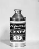 Varusortiment på Svensk blacking, 1945