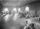Interiör från vattenverket i Skråmsta, 1943