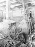 Byggarbetsplats på Örebro stads gasverk, 1920-tal