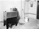 Gasuppvärmd tvättmaskin på Örebro stads gasverk, 1934