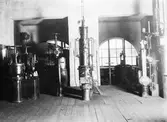 Maskiner på Örebro stads gasverk, 1910-tal