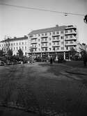 Bilparkering på Våghustorget, 1940-tal