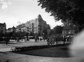 Bilparkering på Järntorget, 1930-tal