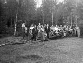 Flickor ute i skogen, 1930-tal