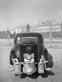 Bil med gasgenerator, juli 1943