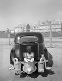 Bil med gasgenerator, juli 1943