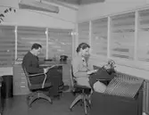 Kontor på AB Godvill, 1950
