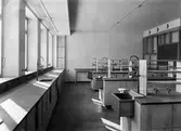 Interiör från Tekniska gymnasiet, 1942