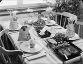 BARNFÖDELSEDAGSBORD I OLIKA ÅRSTIDER FÖR BAK, FOTOGRAFERING HOS FRU LISA BAUER, KF:S PROVKÖK M FL