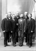 En grupp med män, juli 1911