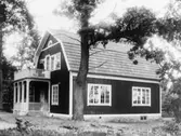 Familj på balkong, 1917